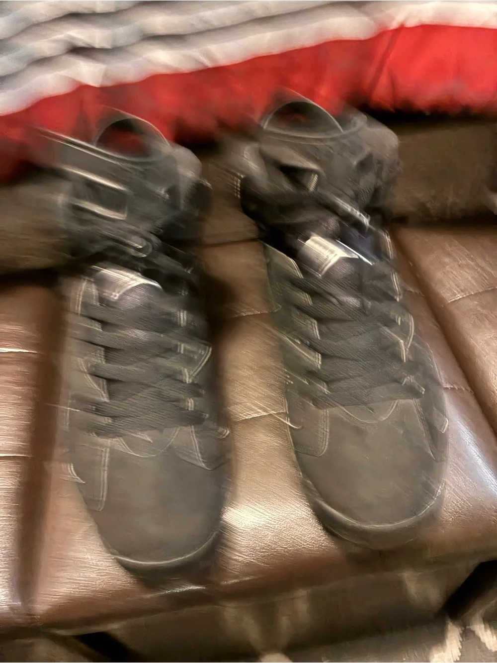 Men's air Jordan 6 Black High-Top Athletic Sneakers